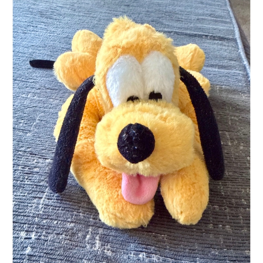 Disney Parks Pluto Plush Toy w/ Embroidered Collar